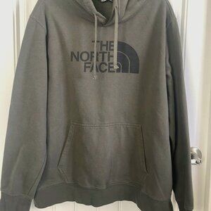 XXL Green Grayish North Face Hoodie